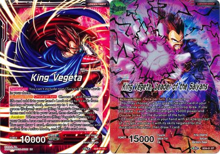 King Vegeta // King Vegeta, Leader of the Saiyans (SD9-01) [Assault of the Saiyans] | Cracking-Singles