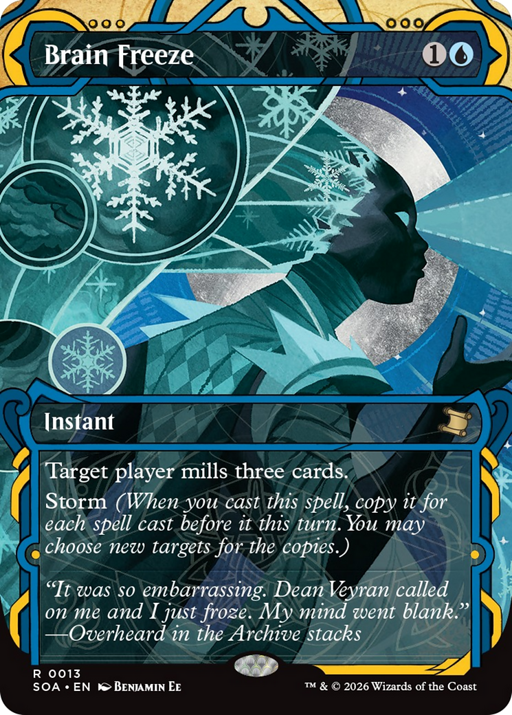 Brain Freeze [Secrets of Strixhaven: Mystical Archive] | Cracking-Singles