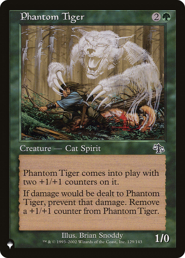 Phantom Tiger [The List] | Cracking-Singles