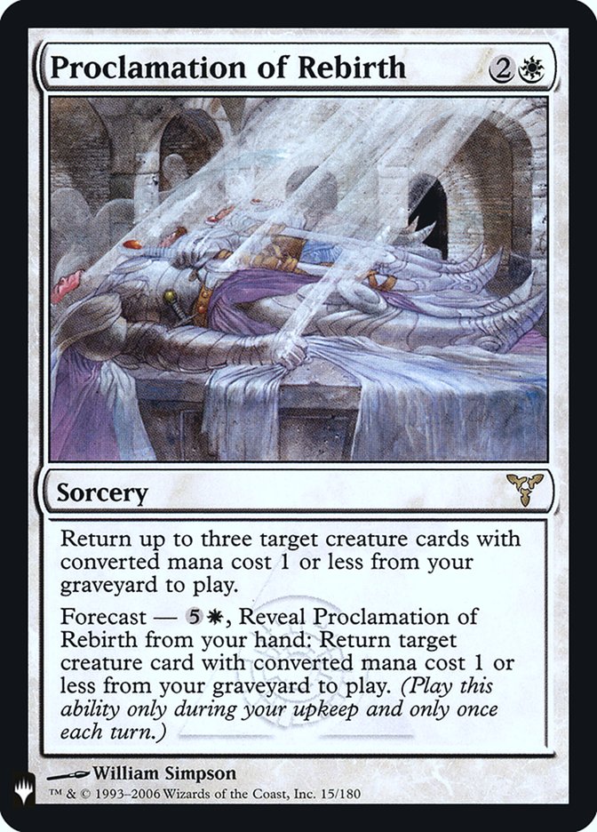 Proclamation of Rebirth [Mystery Booster] | Cracking-Singles