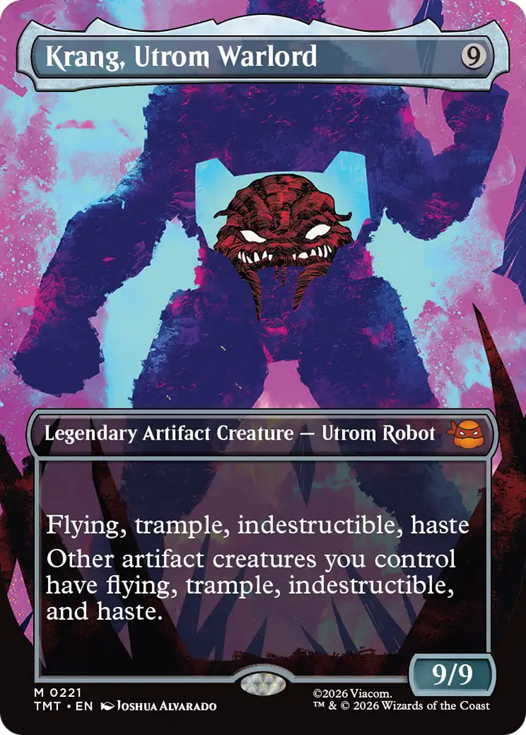 Krang, Utrom Warlord (Borderless) [Teenage Mutant Ninja Turtles] | Cracking-Singles