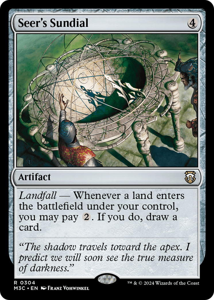Seer's Sundial (Ripple Foil) [Modern Horizons 3 Commander] | Cracking-Singles