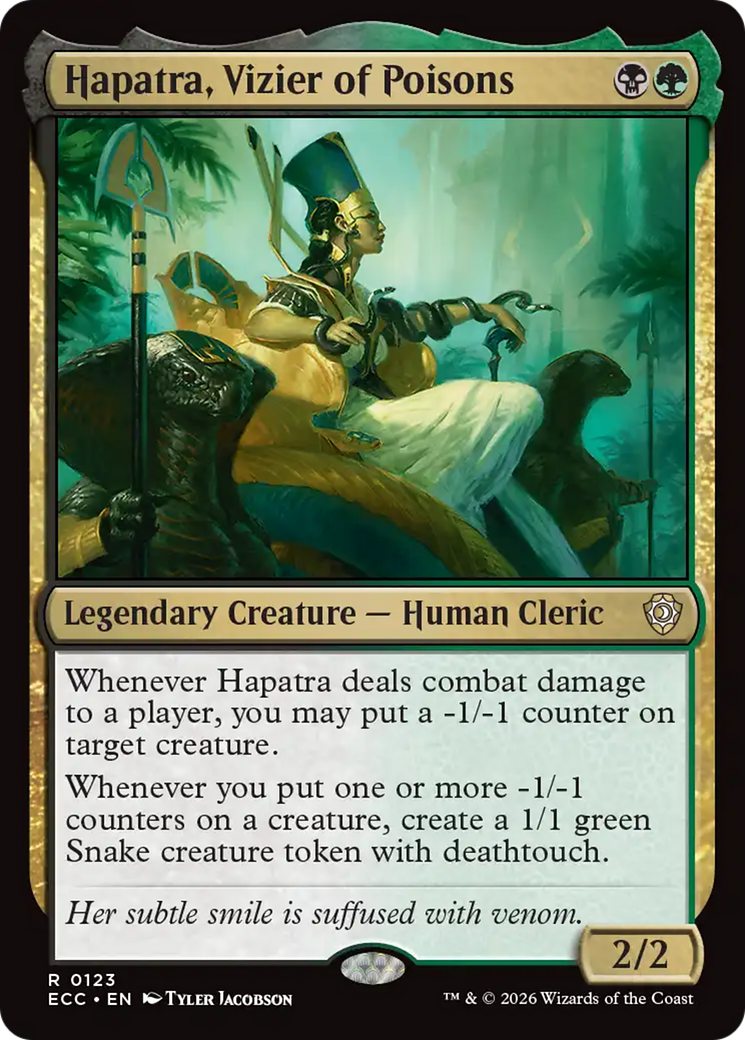 Hapatra, Vizier of Poisons [Lorwyn Eclipsed Commander] | Cracking-Singles