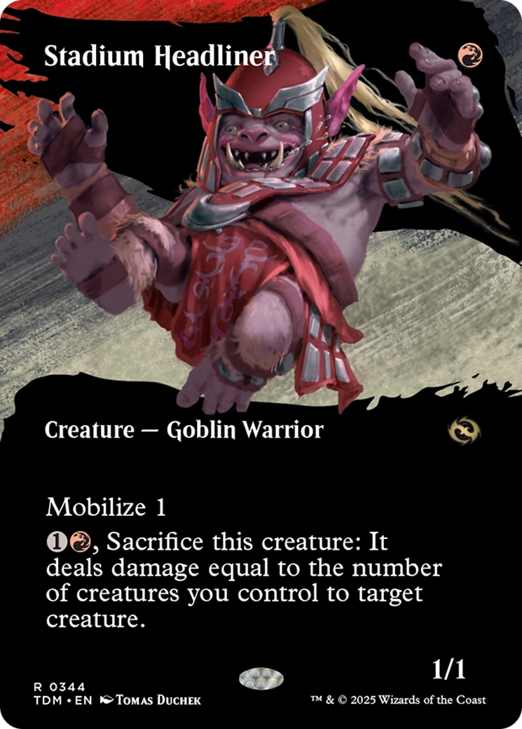 Stadium Headliner (Borderless) [Tarkir: Dragonstorm] | Cracking-Singles