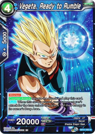 Vegeta, Ready to Rumble (BT11-053) [Vermilion Bloodline 2nd Edition] | Cracking-Singles