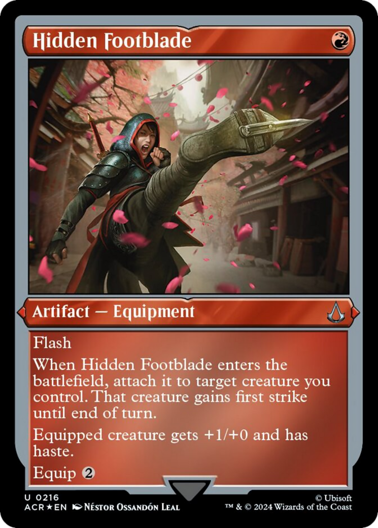 Hidden Footblade (Foil Etched) [Assassin's Creed] | Cracking-Singles