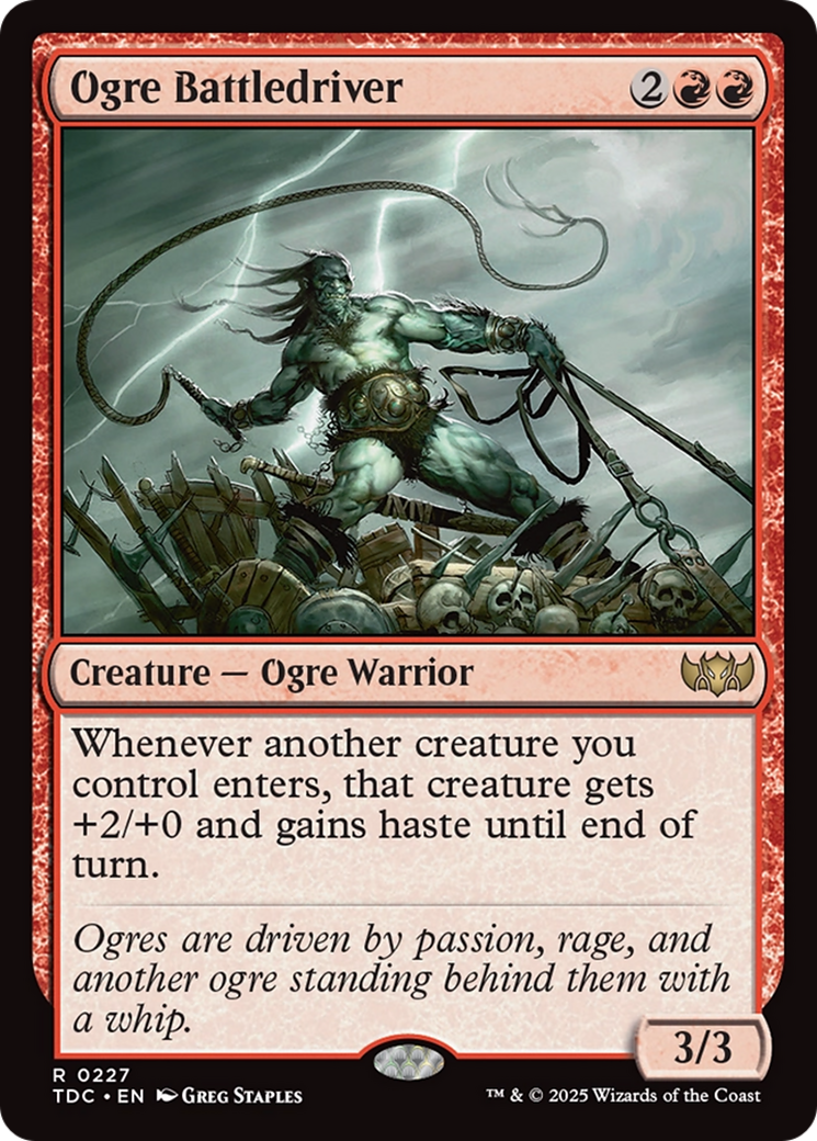 Ogre Battledriver [Tarkir: Dragonstorm Commander] | Cracking-Singles