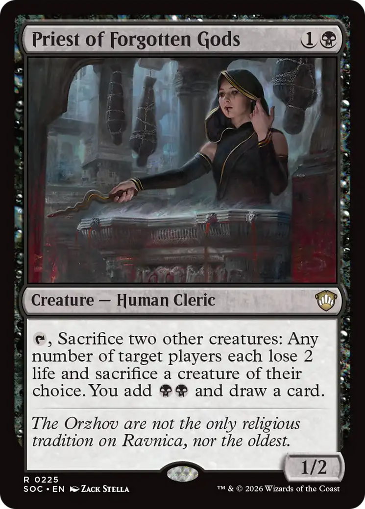 Priest of Forgotten Gods [Secrets of Strixhaven Commander] | Cracking-Singles