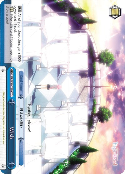 Wish (MR/W80-TE19 TD) [Magia Record: Puella Magi Madoka Magica [Side Story] (Anime)] | Cracking-Singles