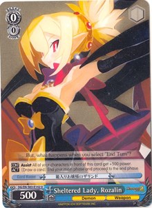 Sheltered Lady, Rozalin (DG/EN-S03-E142 U) [Disgaea] | Cracking-Singles