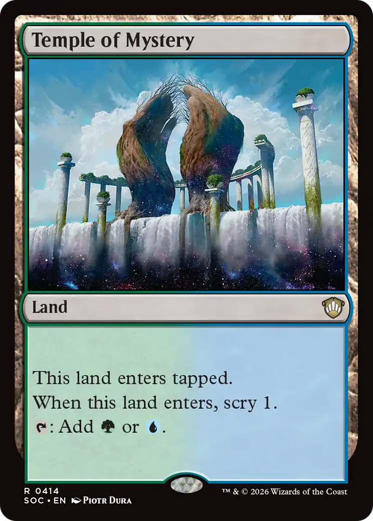 Temple of Mystery [Secrets of Strixhaven Commander] | Cracking-Singles