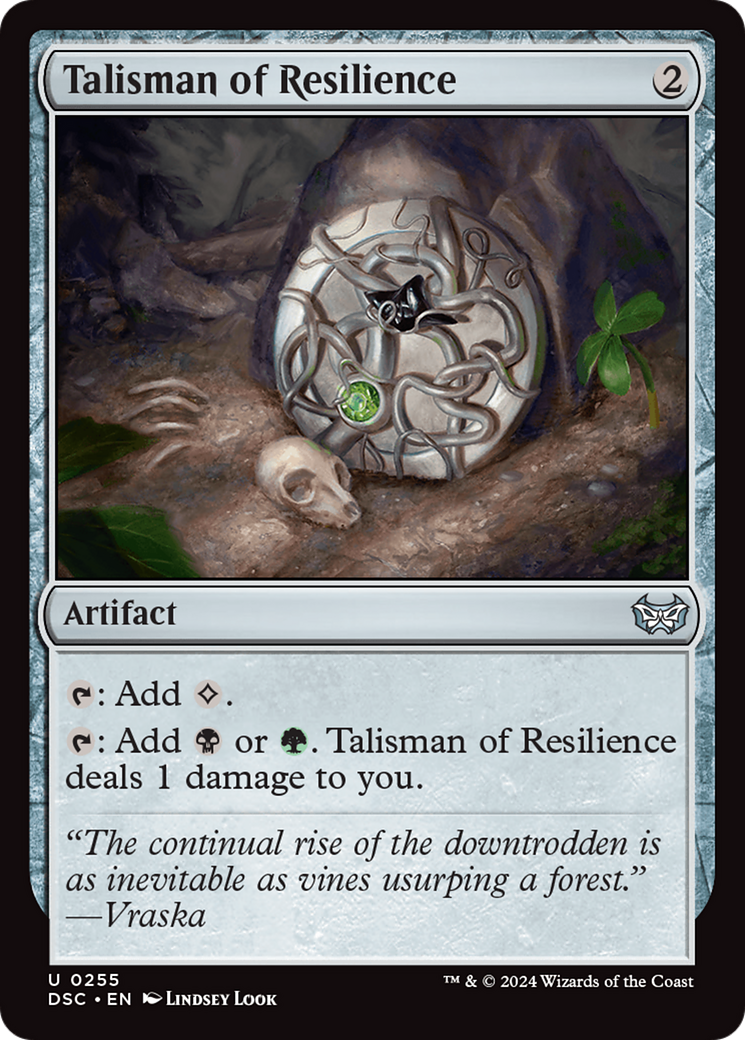 Talisman of Resilience [Duskmourn: House of Horror Commander] | Cracking-Singles