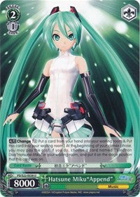 Hatsune Miku"Append" (PD/S22-E038 U) [Hatsune Miku -Project DIVA- f] | Cracking-Singles