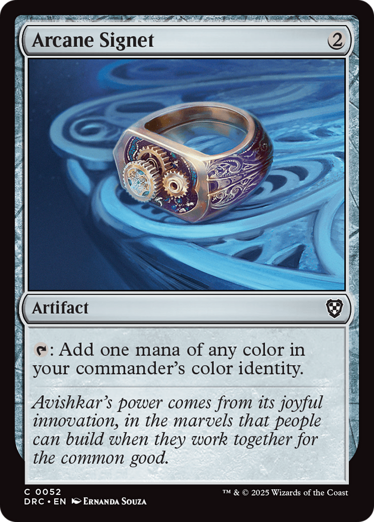 Arcane Signet (0052) [Aetherdrift Commander] | Cracking-Singles