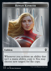 Rowan Kenrith Emblem // Copy Double-Sided Token [Commander Legends: Battle for Baldur's Gate Tokens] | Cracking-Singles