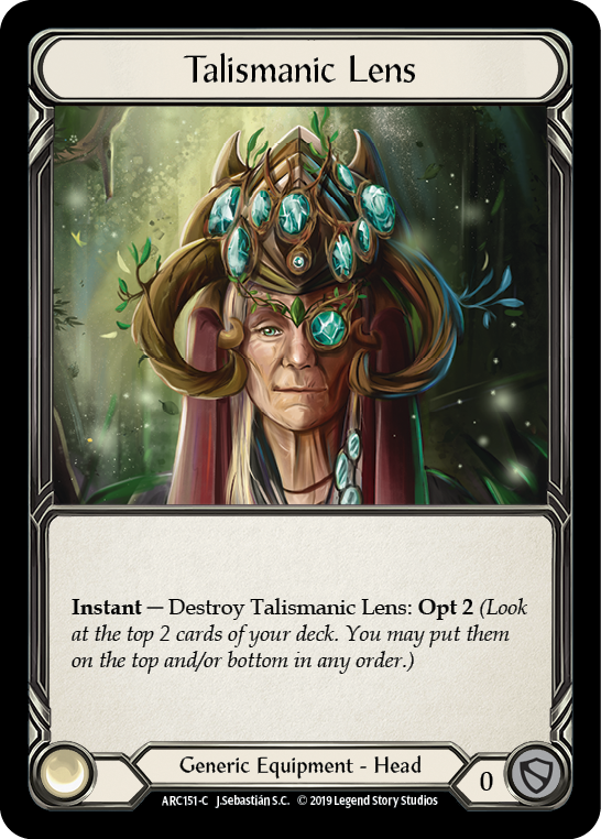 Talismanic Lens [ARC151-C] (Arcane Rising)  1st Edition Normal | Cracking-Singles
