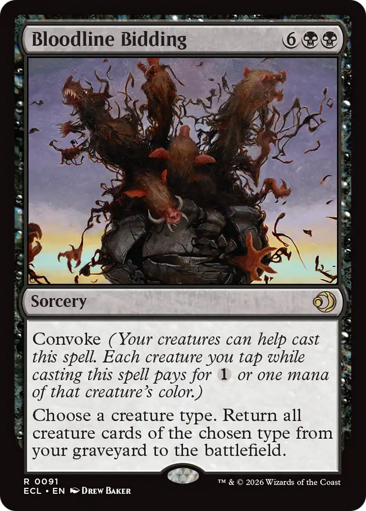 Bloodline Bidding [Lorwyn Eclipsed] | Cracking-Singles