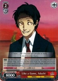 Like a Game, Adachi (P4/EN-S01-064 C) [Persona 4 ver.E] | Cracking-Singles