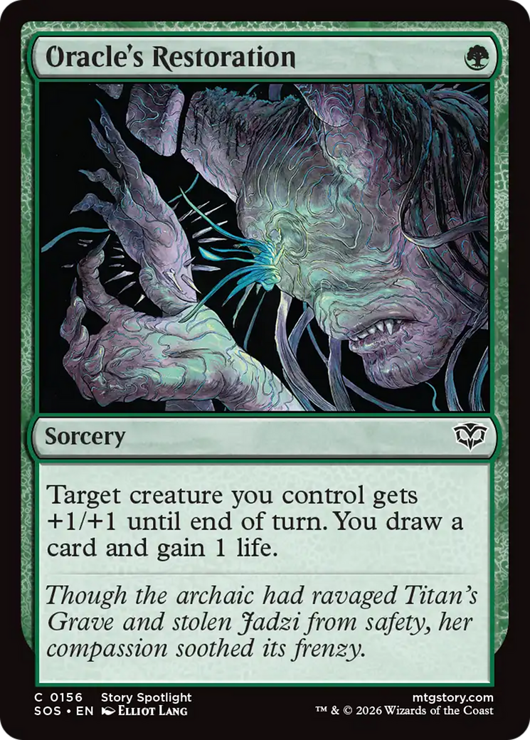 Oracle's Restoration [Secrets of Strixhaven] | Cracking-Singles