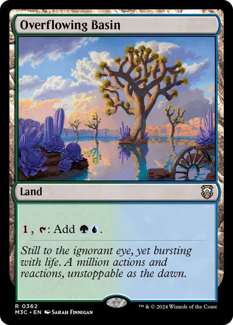 Overflowing Basin (Ripple Foil) [Modern Horizons 3 Commander] | Cracking-Singles
