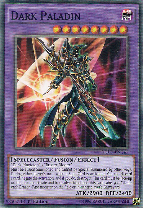 Dark Paladin [YGLD-ENC41] Common | Cracking-Singles