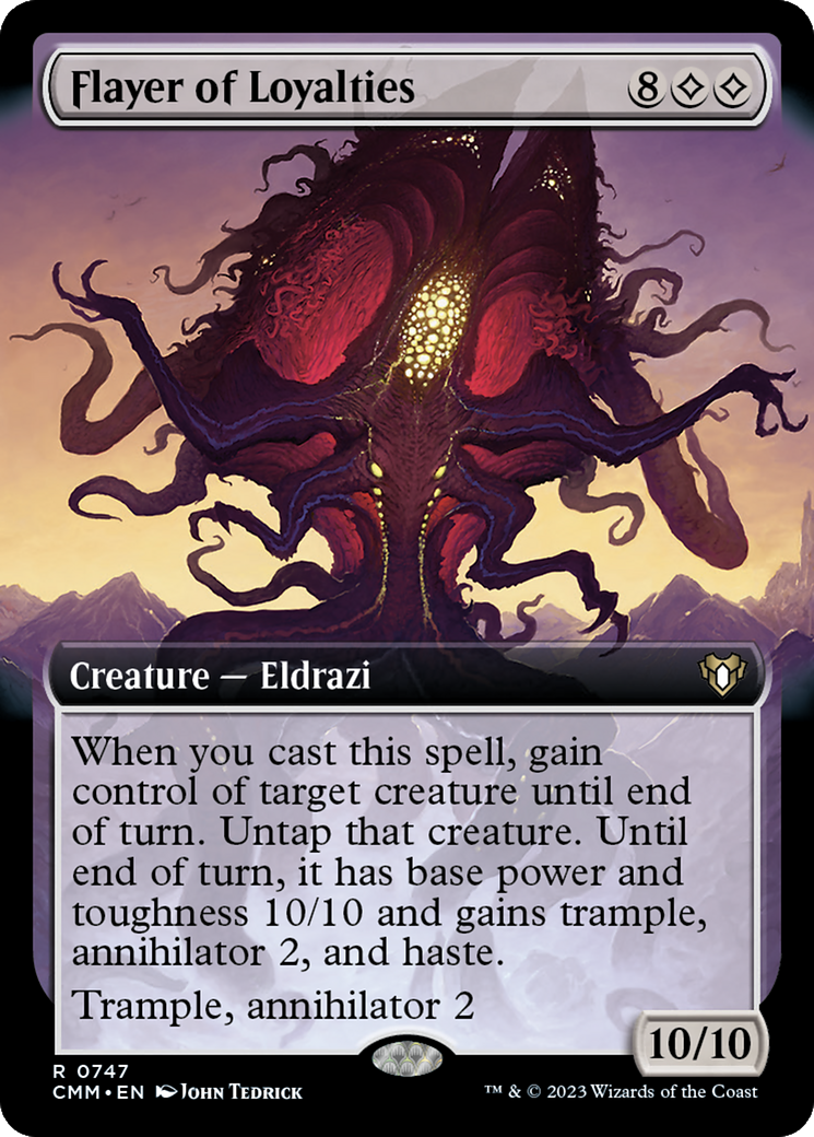 Flayer of Loyalties (Extended Art) [Commander Masters] | Cracking-Singles