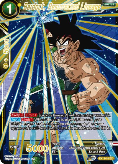Bardock, Resurrected Lineage (EX19-15) [Special Anniversary Set 2021] | Cracking-Singles