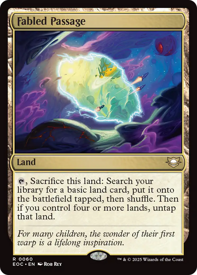Fabled Passage [Edge of Eternities Commander] | Cracking-Singles