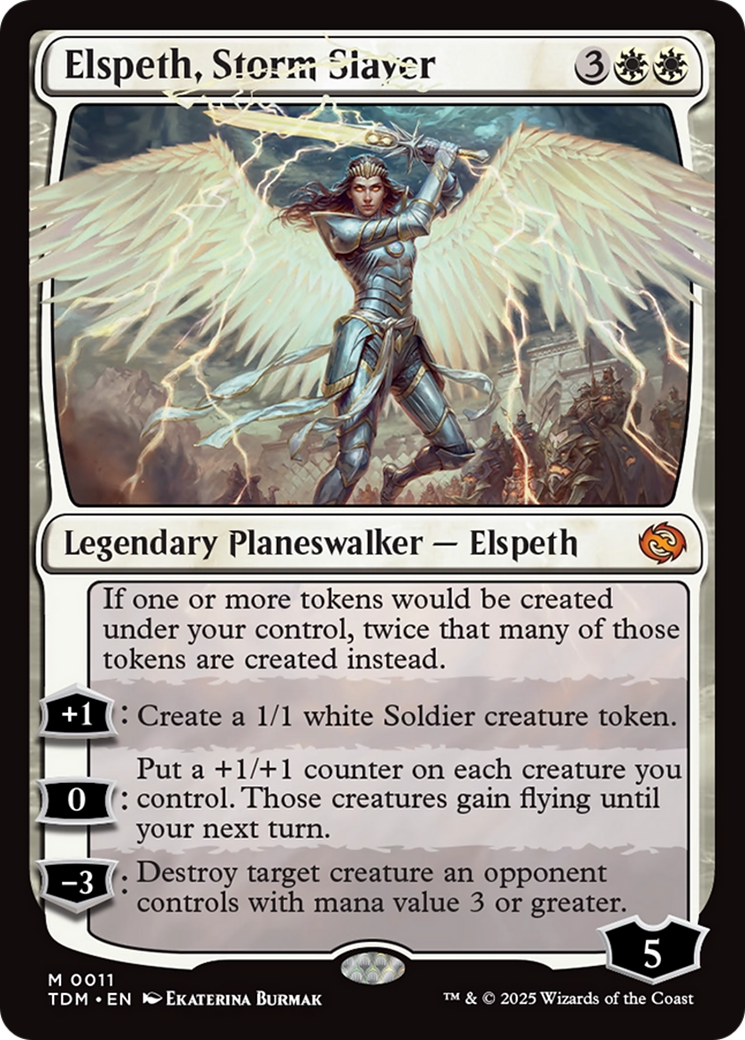 Elspeth, Storm Slayer [Tarkir: Dragonstorm] | Cracking-Singles