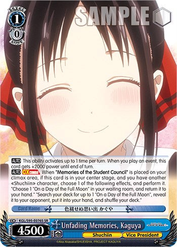 Unfading Memories, Kaguya [Kaguya-Sama: Love is War?] | Cracking-Singles
