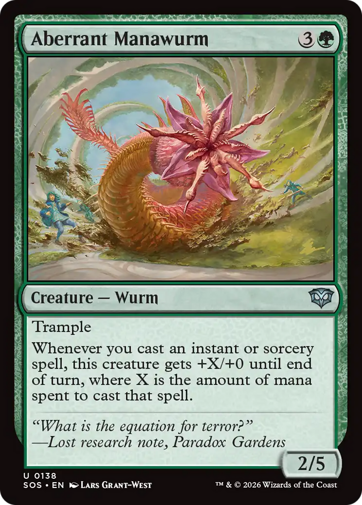 Aberrant Manawurm [Secrets of Strixhaven] | Cracking-Singles