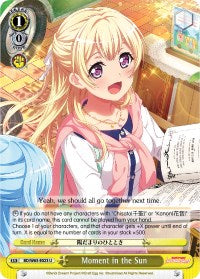 Moment in the Sun (BD/W63-E023 U) [BanG Dream! Girls Band Party! Vol.2] | Cracking-Singles