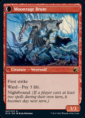 Brutal Cathar // Moonrage Brute [Innistrad: Midnight Hunt] | Cracking-Singles