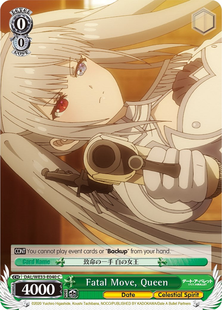 Fatal Move, Queen (DAL/WE33-E040 C) [Date A Bullet] | Cracking-Singles