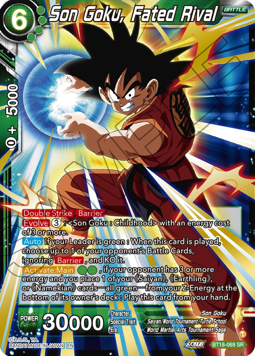 Son Goku, Fated Rival (BT18-069) [Dawn of the Z-Legends] | Cracking-Singles
