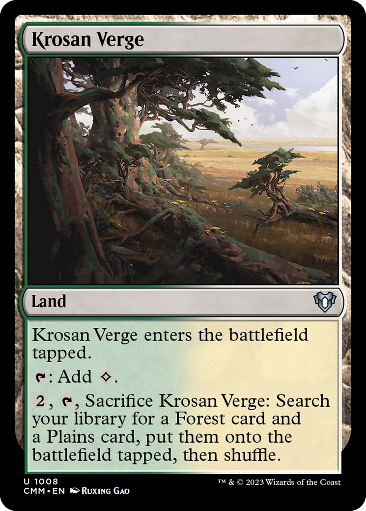 Krosan Verge [Commander Masters] | Cracking-Singles