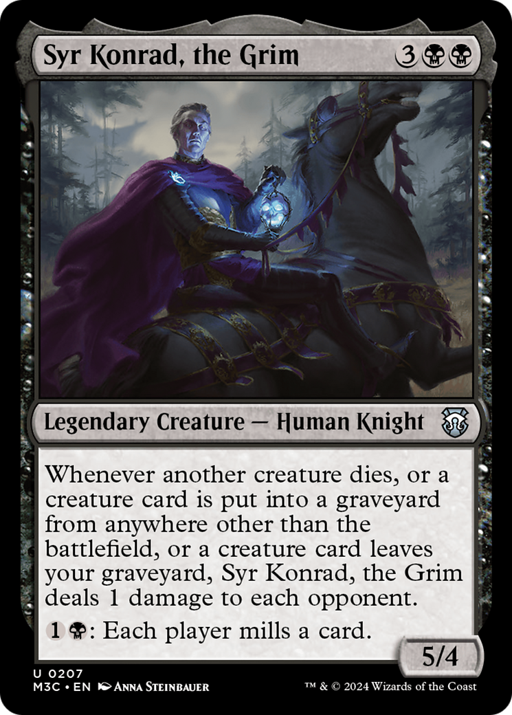 Syr Konrad, the Grim (Ripple Foil) [Modern Horizons 3 Commander] | Cracking-Singles