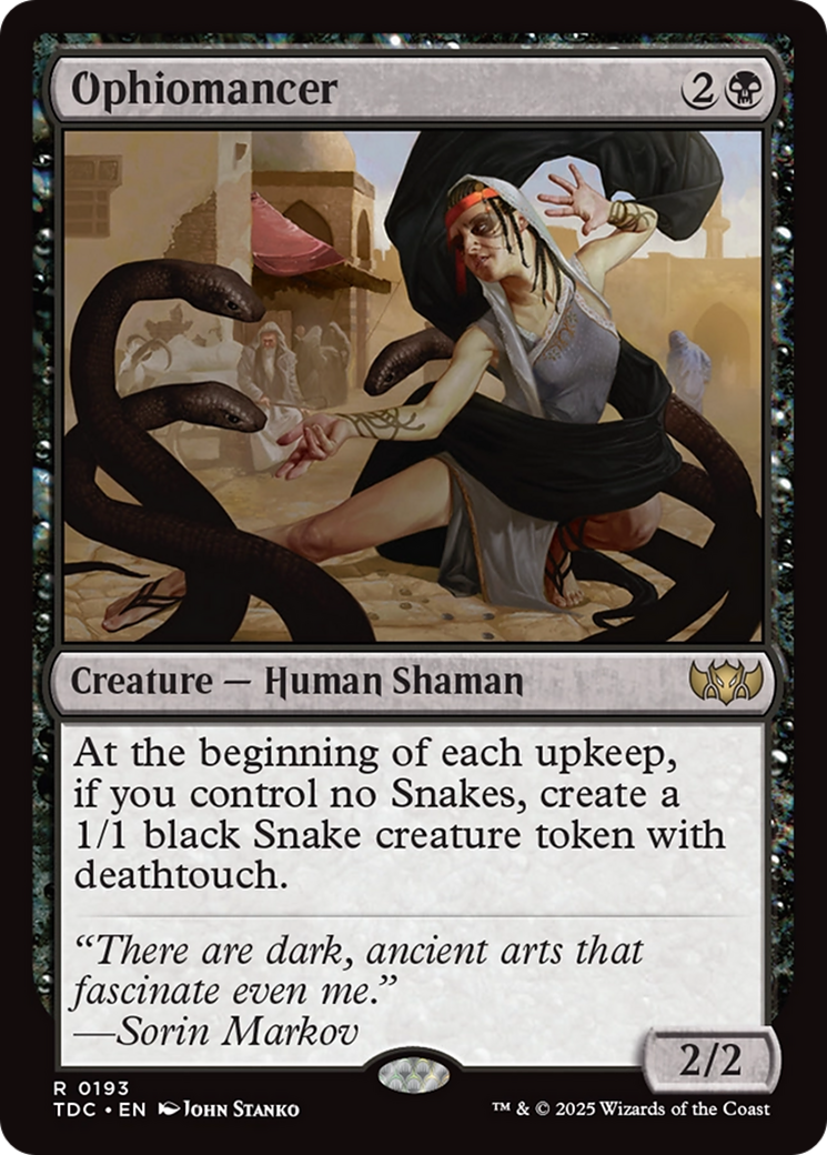 Ophiomancer [Tarkir: Dragonstorm Commander] | Cracking-Singles