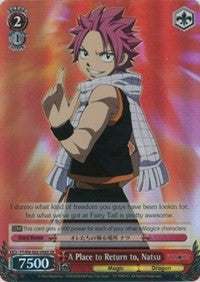 A Place to Return to, Natsu (FT/EN-S02-056S SR) [Fairy Tail ver.E] | Cracking-Singles