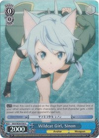 Wildcat Girl, Sinon (SAO/SE26-E30 C) (Parallel Foil) [Sword Art Online II Vol.2] | Cracking-Singles