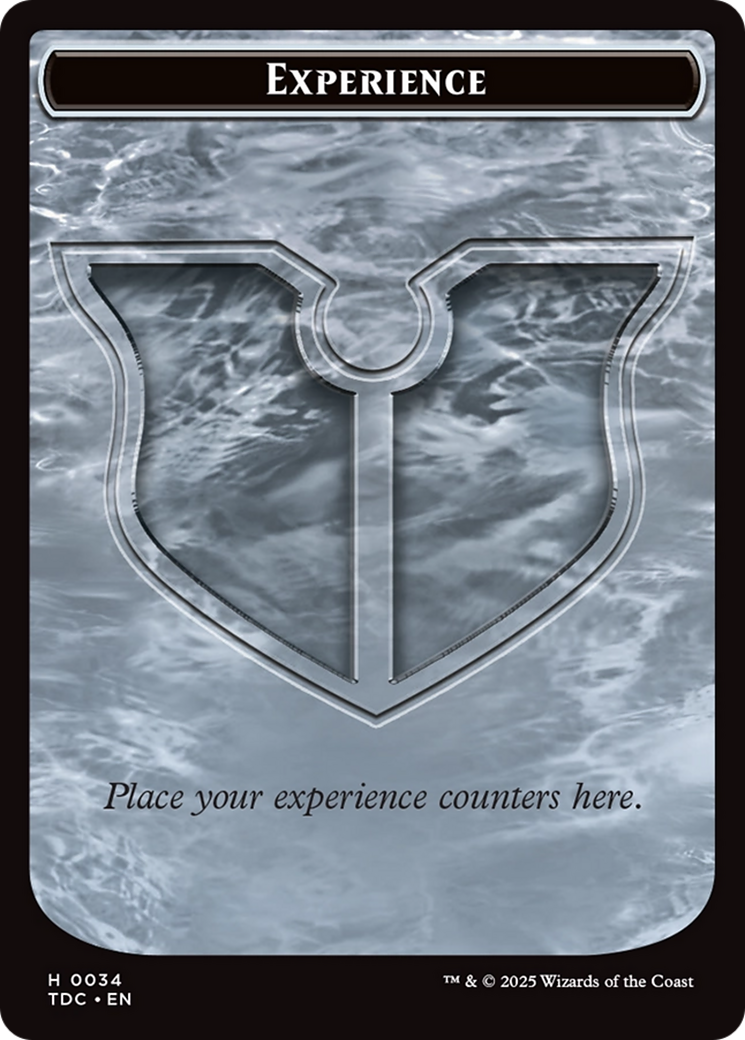 Experience // Treasure Double-Sided Token [Tarkir: Dragonstorm Commander Tokens] | Cracking-Singles