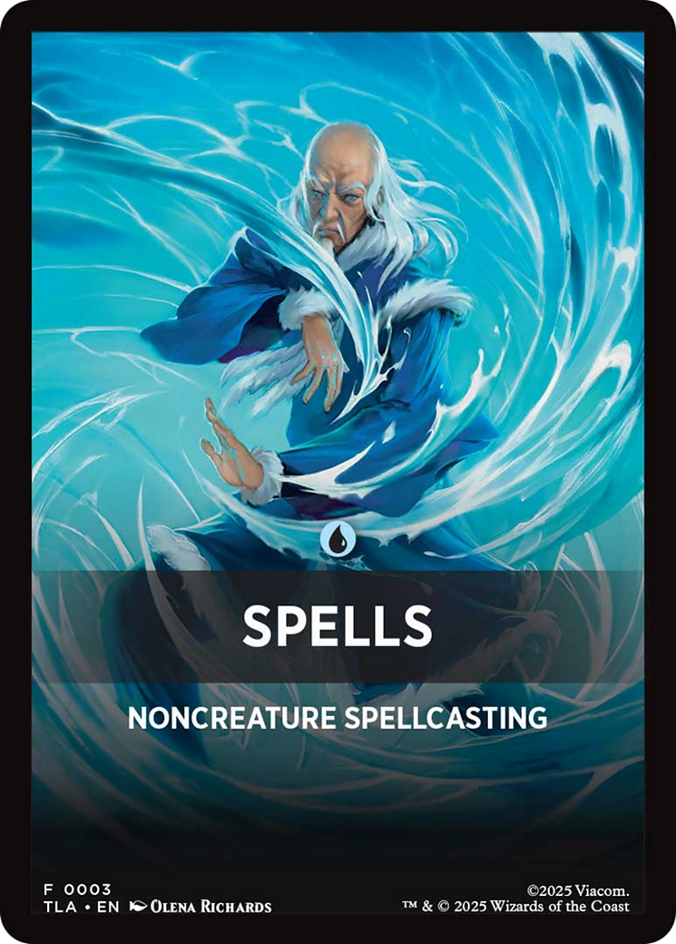 Spells Theme Card [Avatar: The Last Airbender Tokens] | Cracking-Singles