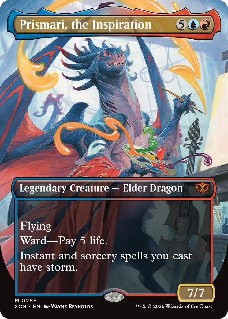 Prismari, the Inspiration (Borderless) [Secrets of Strixhaven] | Cracking-Singles
