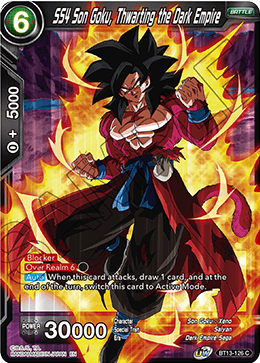 SS4 Son Goku, Thwarting the Dark Empire (Common) (BT13-126) [Supreme Rivalry] | Cracking-Singles