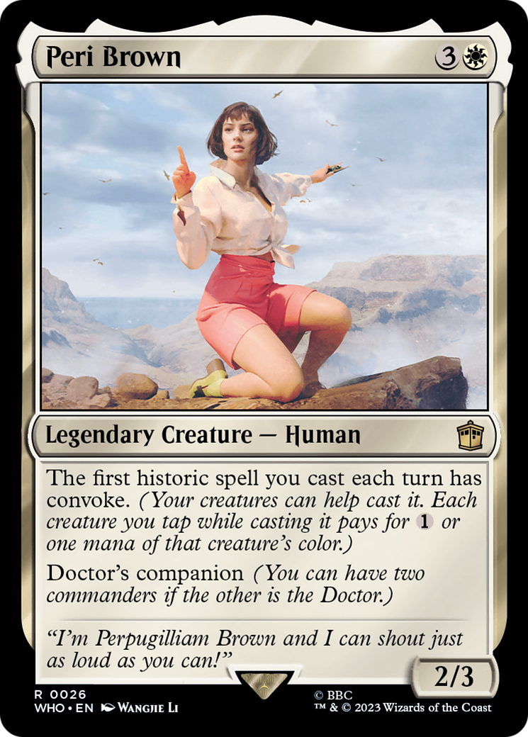 Peri Brown [Doctor Who] | Cracking-Singles