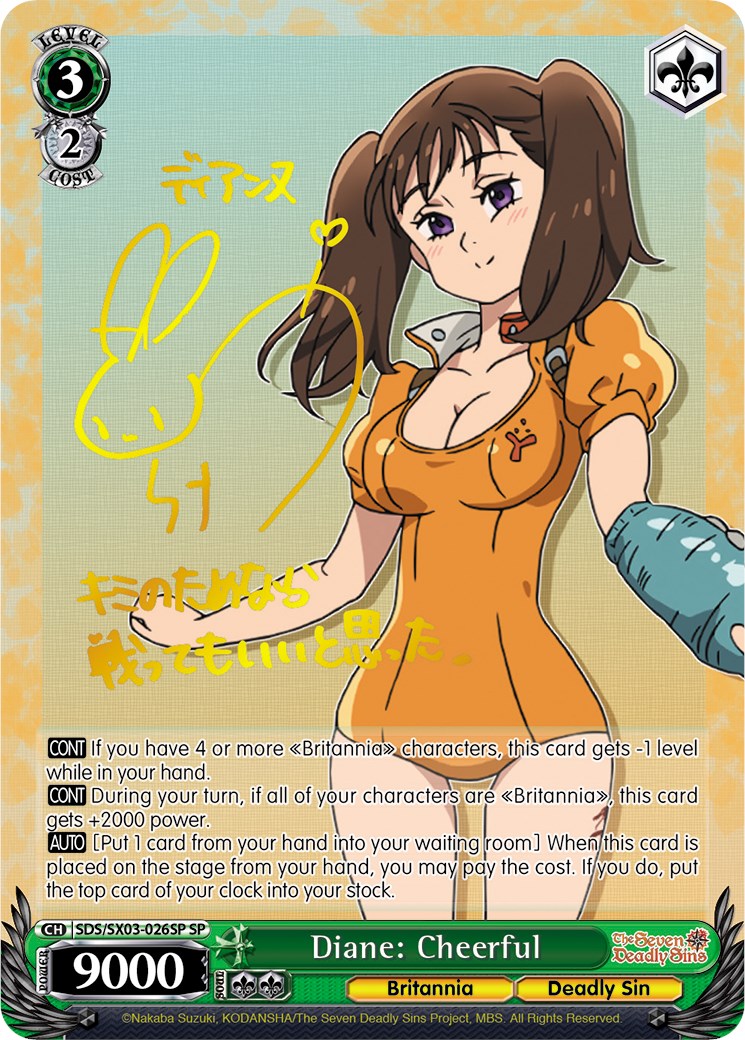 Diane: Cheerful (SDS/SX03-026SP SP) [The Seven Deadly Sins] | Cracking-Singles