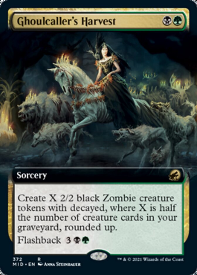 Ghoulcaller's Harvest (Extended Art) [Innistrad: Midnight Hunt] | Cracking-Singles