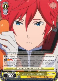 Cool Gesture, Reinhard (RZ/S55-E011 U) [Re:ZERO Vol.2] | Cracking-Singles