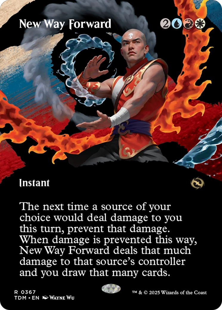 New Way Forward (Borderless) [Tarkir: Dragonstorm] | Cracking-Singles