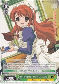 SOS Brigade's Mascot, Mikuru (SY/W08-E039 C) [The Melancholy of Haruhi Suzumiya] | Cracking-Singles